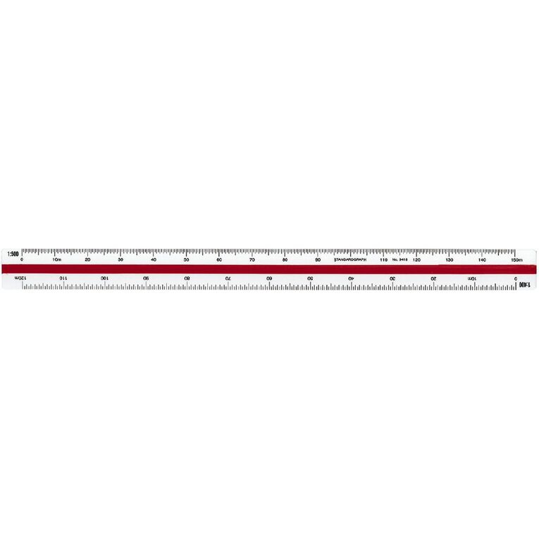 Hobby Land Standardgraph Tri Scale Ruler Architect