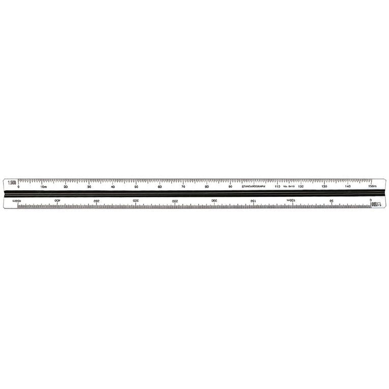 standardgraph tri scale ruler surveying