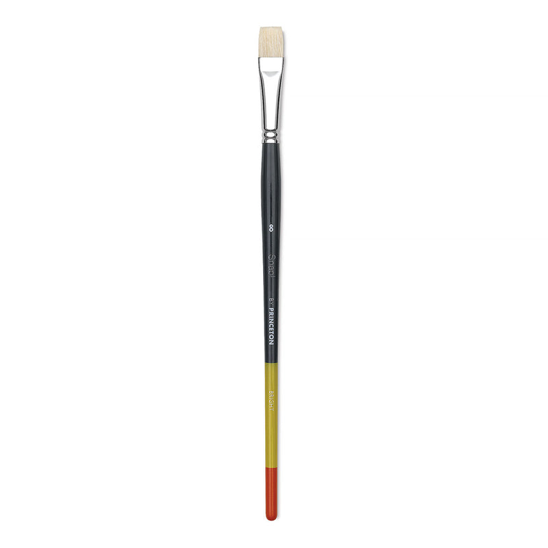Princeton Snap! Series 9700 Art Brush Long Handle Natural Bristle Bright