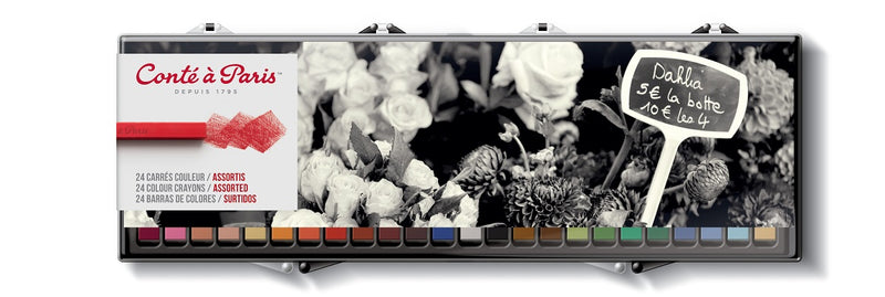 Conte Carre Crayon Assorted Colours