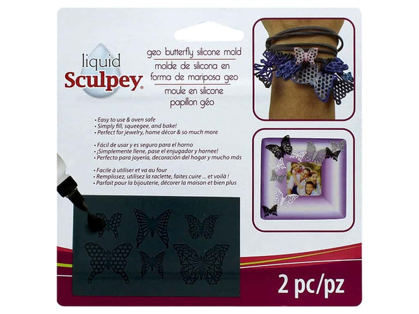 Sculpey Silicone Bakeable Mould#design_GEO BUTTERFLY