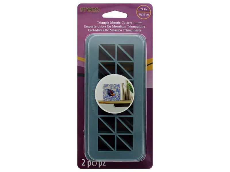 Sculpey Premo Mosaic Triangle Cutters 2 Piece