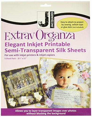 jacquard inkjet extravorganza fabric sheets pack of 5