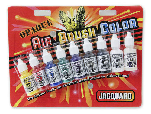 Jacquard Airbrush Exciter Pack Of 9#colour_OPAQUE