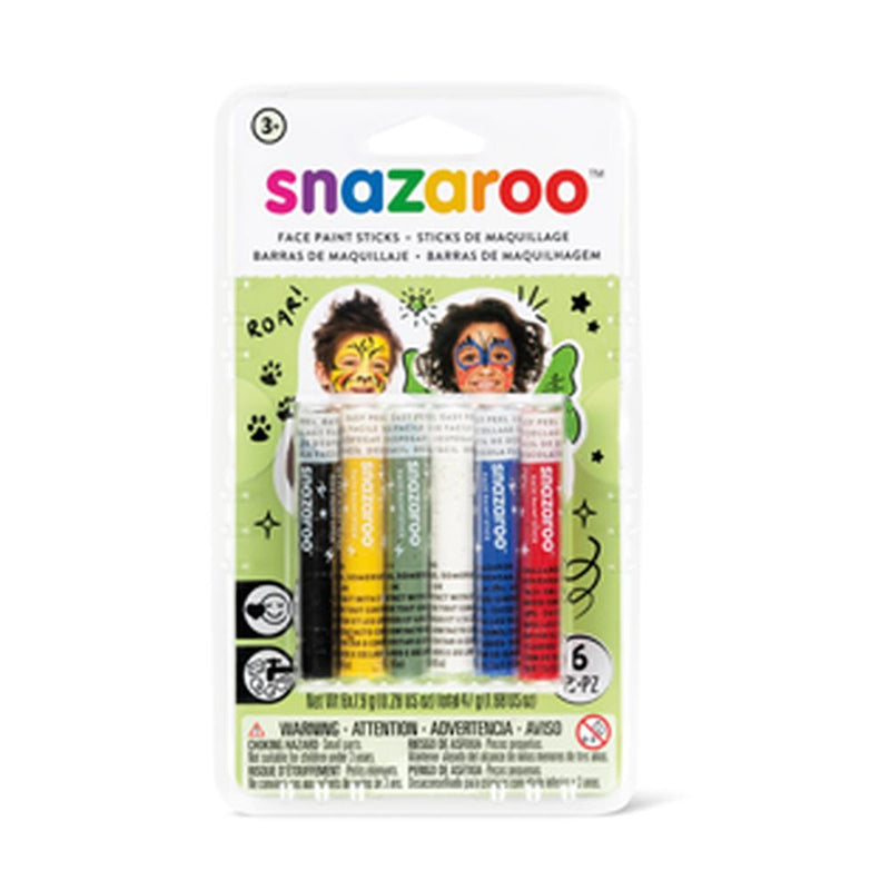 Snazaroo Facepaint Sticks Unisex Set Of 6