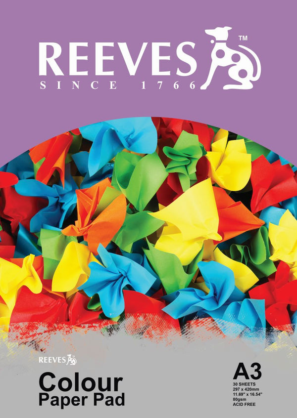 Reeves Coloured Paper Pads#Size_A3
