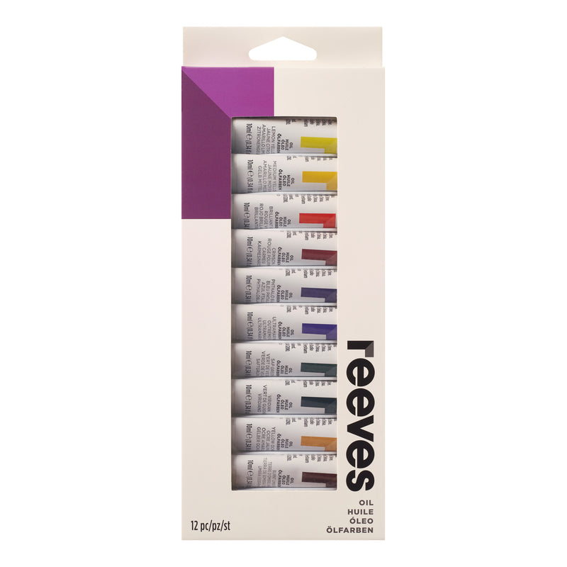 Reeves Oil Paint 12ml Set