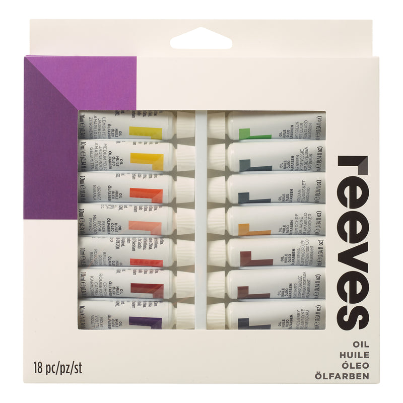 Reeves Oil Paint 12ml Set