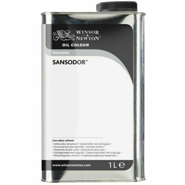 Winsor & Newton Sansodor Low Odour Solvent 1 Litre