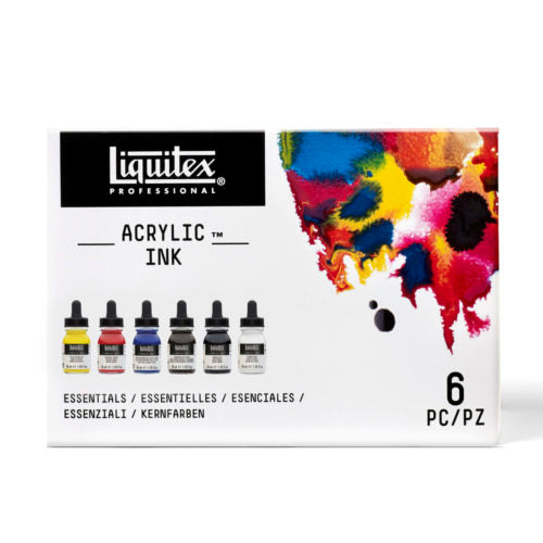 Liquitex Acrylic Ink 30ml Set Of 6#Colour_ESSENTIALS