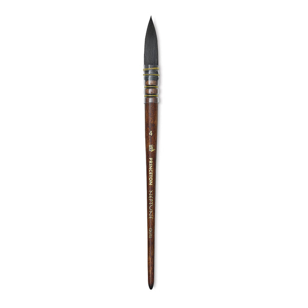 Princeton Neptune 4750 Quill Synthetic Squirrel Brushes#Size_4
