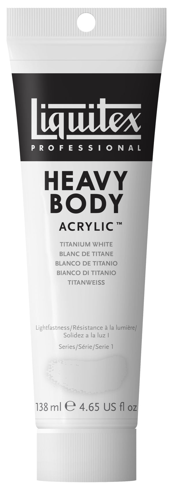 Liquitex Heavy Body Acrylic Colour Large Sizes Titanium White (432) 138ml
