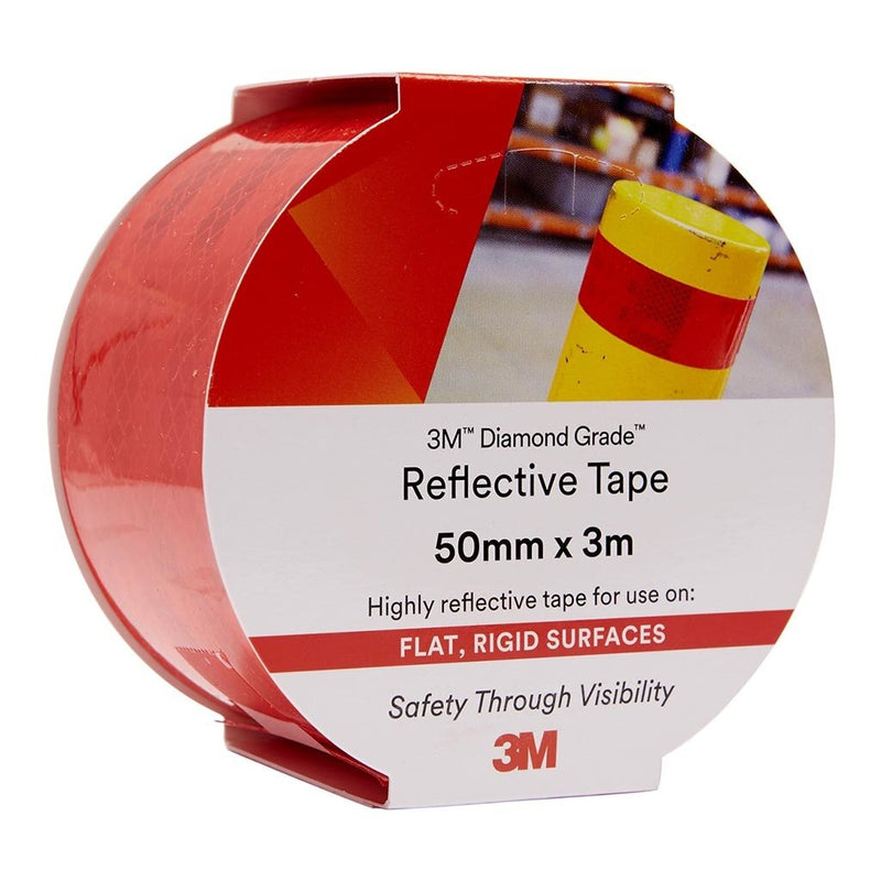 3m diamond grade reflective tape 983-72 red 50mmx3m