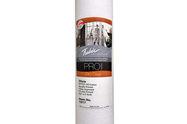 Fredrix Pro Series 123 Dixie Cotton Canvas Rolls