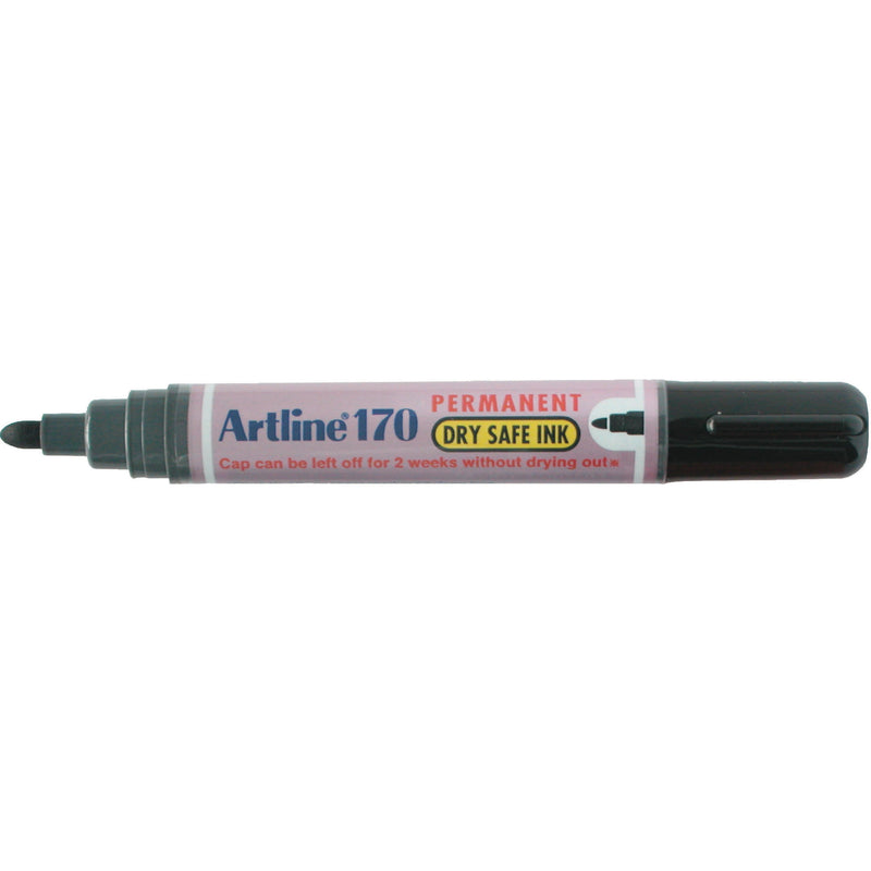artline 170 permanent marker 2mm bullet nib box of 12