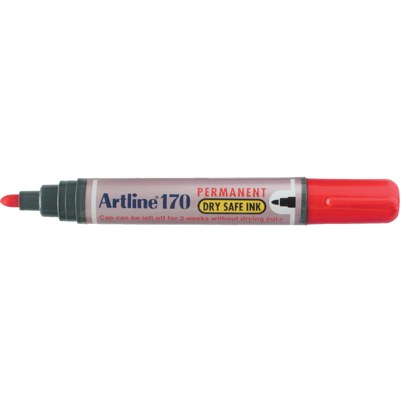 artline 170 permanent marker 2mm bullet nib box of 12