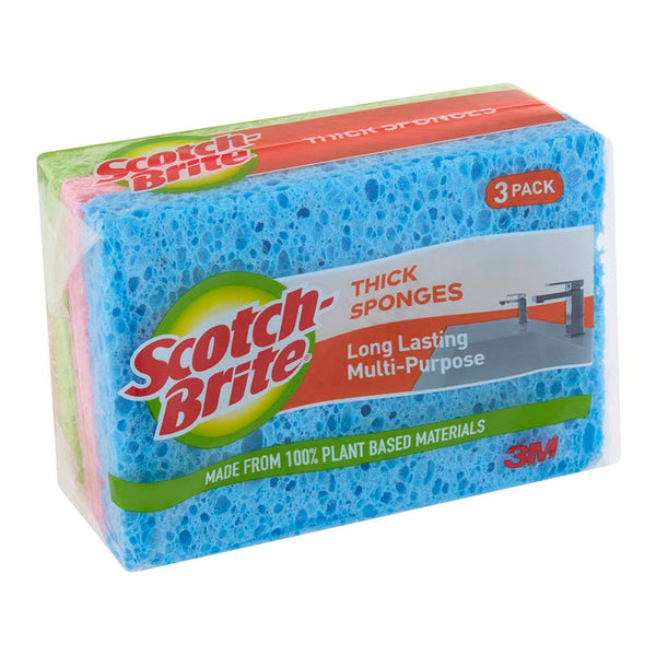 Scotch-brite Antibacterial Thick Sponge Pack Of 3