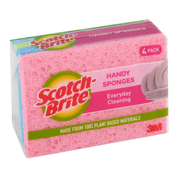 Scotch-brite Handy Sponge Antibacterial Pack Of 4