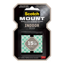 Scotch Mounting Squares 111h-sq-48 Indoor 25mm Pack Of 48