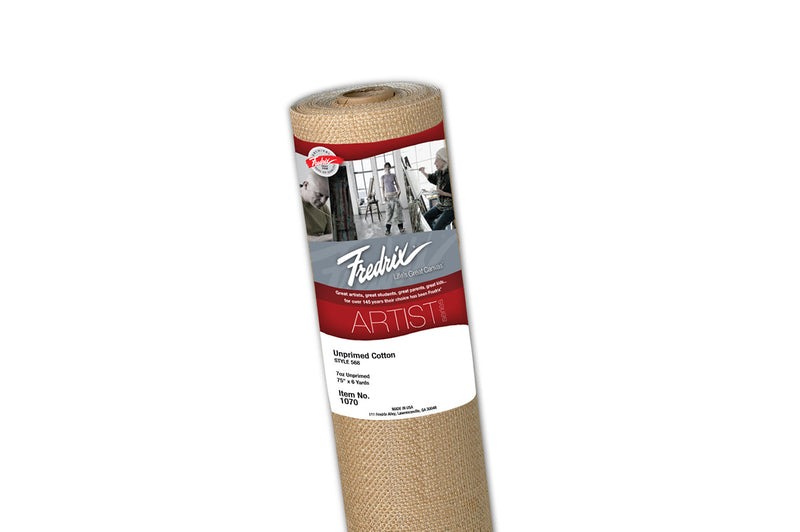 Fredrix 568 Unprimed Canvas Rolls 52 Inch