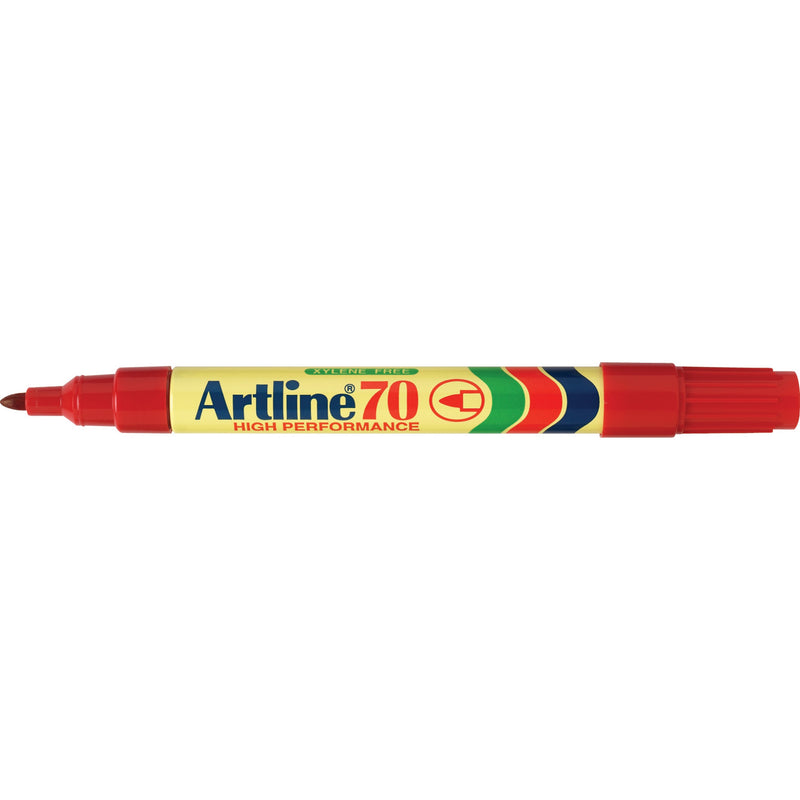 artline 70 permanent marker 1.5mm bullet nib box of 12