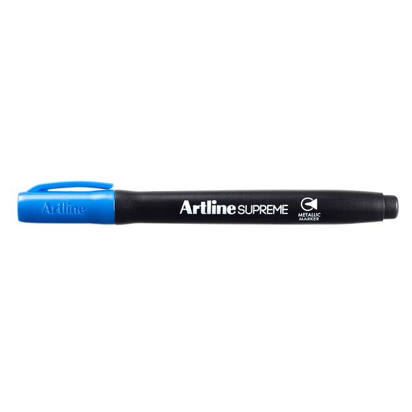 artline supreme metallic marker blue box of 12