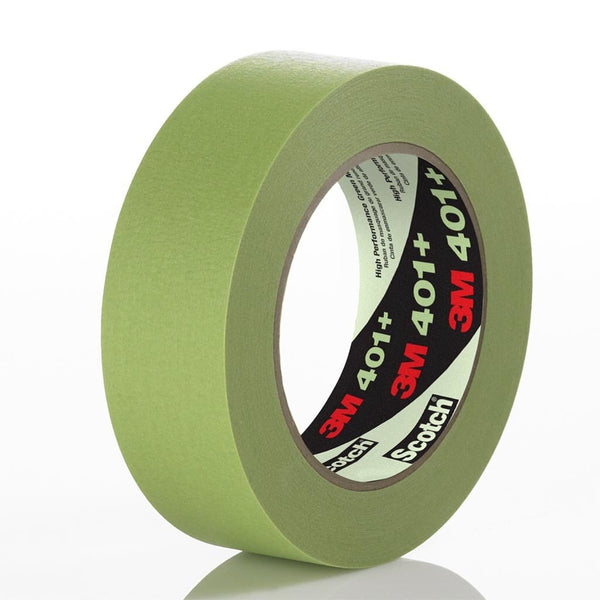 scotch masking tape 401+ performance 18mmx55m green