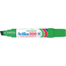 artline 100 permanent marker 12mm chisel nib pack of 6