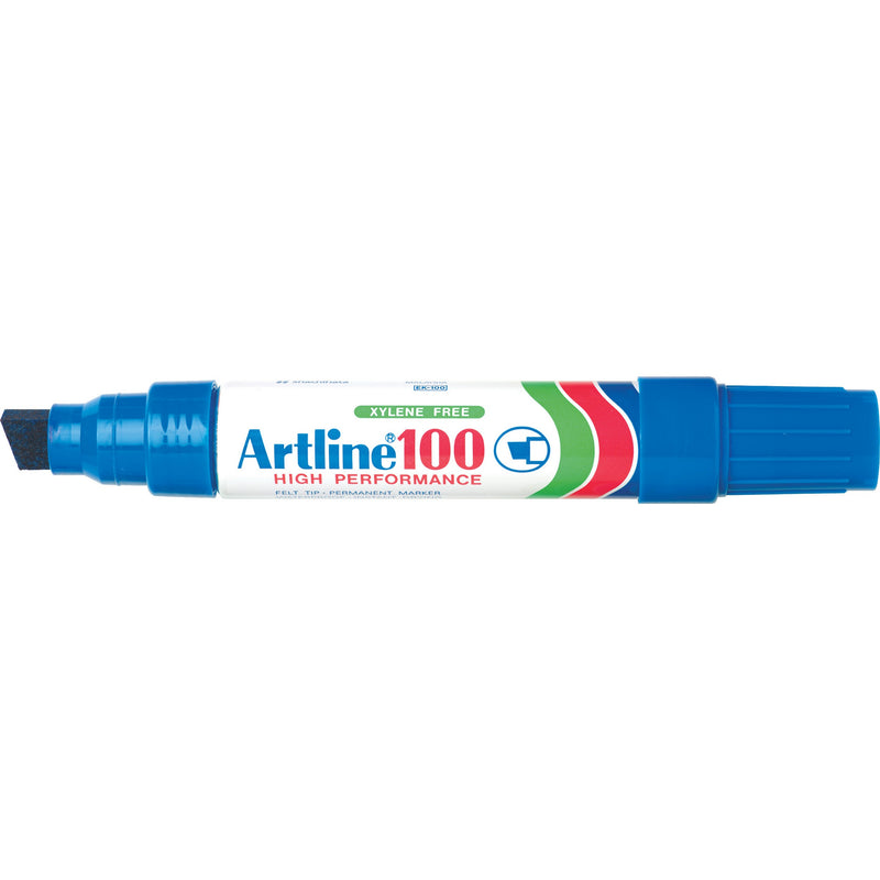 artline 100 permanent marker 12mm chisel nib