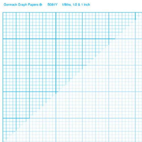 Gormack Graph Pad A4 Blue
