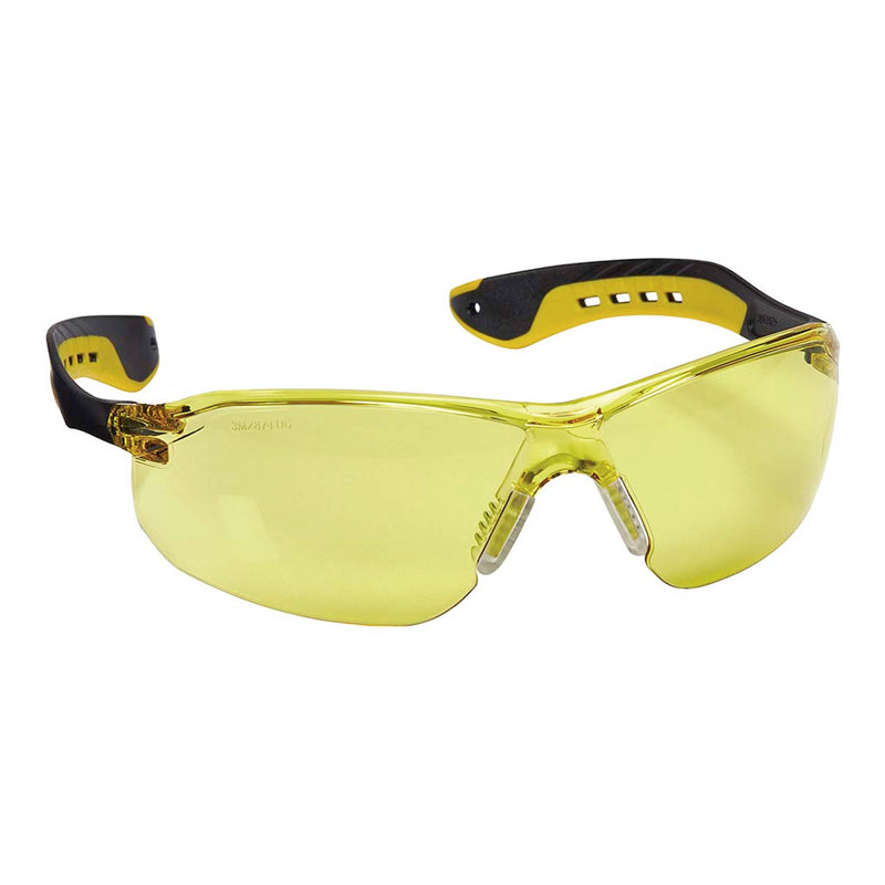 3m Flat Temple Eyewear Anti Scratch 47013h1-dc Amber Lens