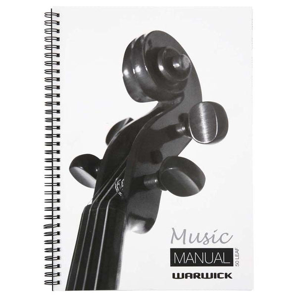 warwick exercise book music manual a4 50lf