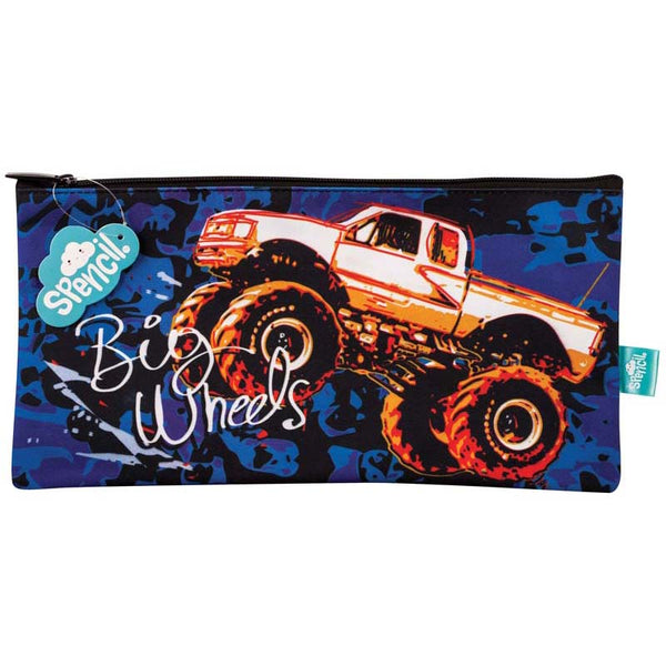 spencil recTANgle pencil case 34x17cm big wheelz