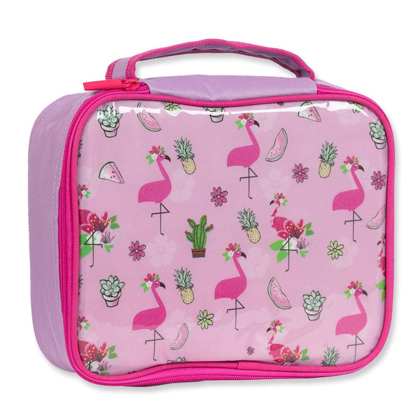 spencil fancy flamingo lunch box