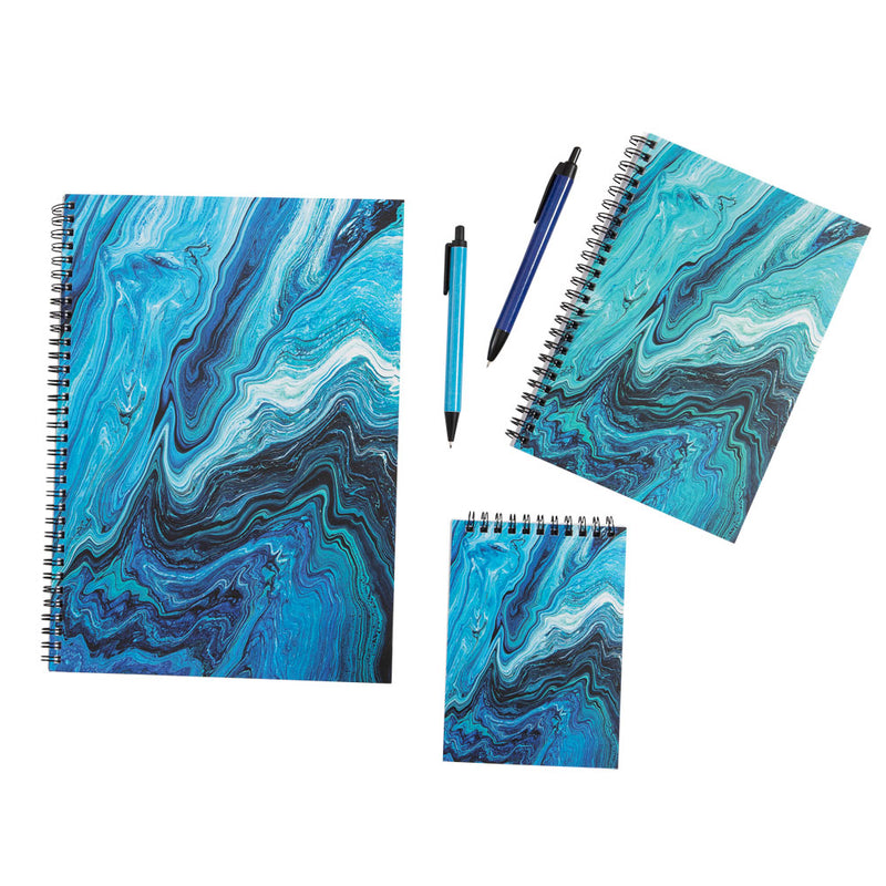Spencil Ocean Marble Stationery Set