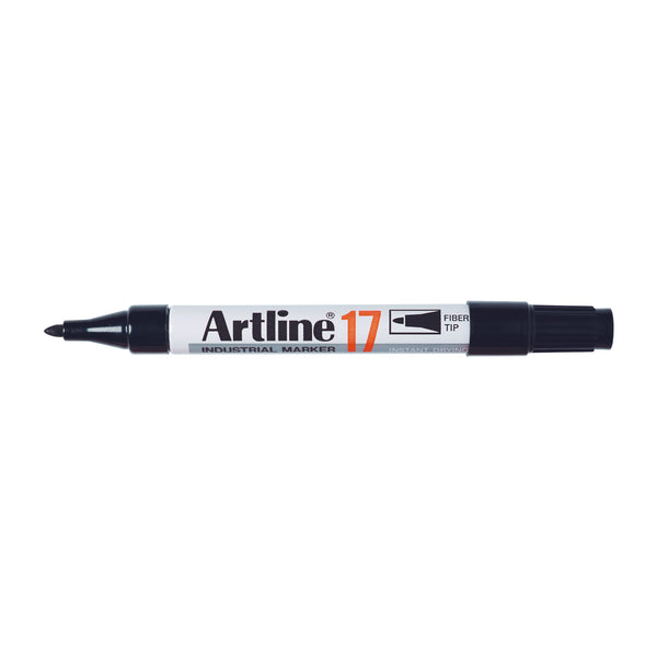 artline 17 industrial permanent marker 1.5mm bullet nib black box of 12