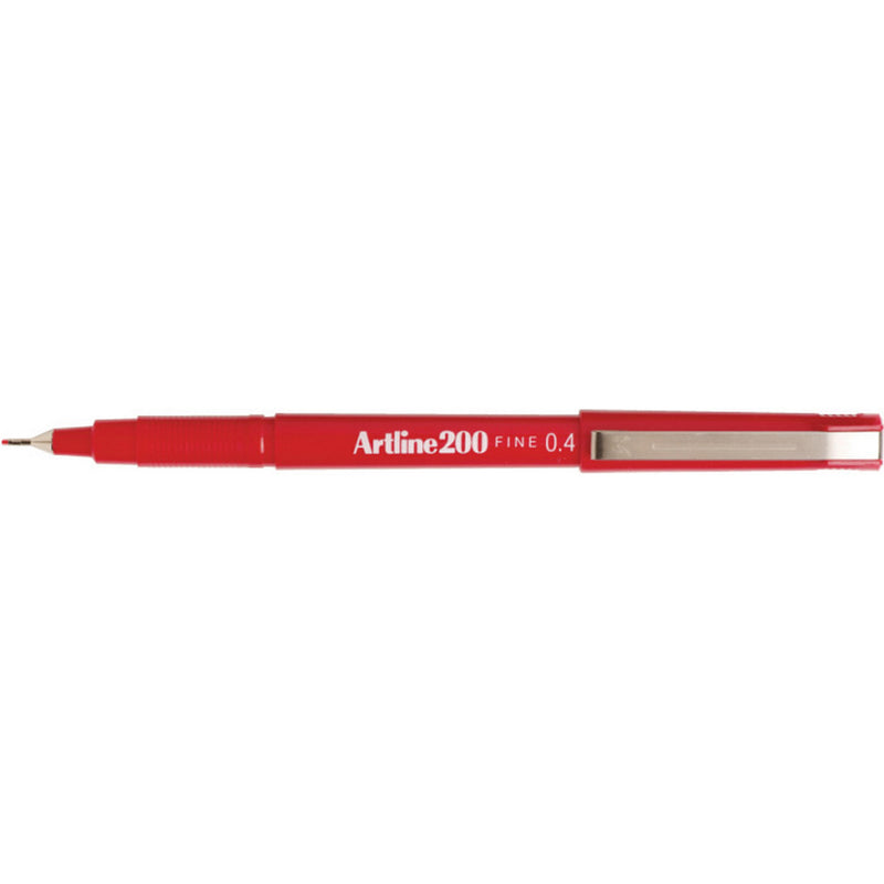 Artline 200 Art Fineliner Pen 0.4mm Box Of 12