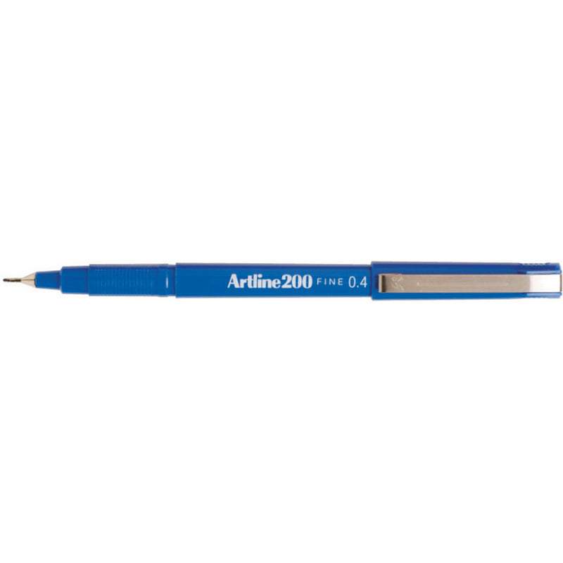 Artline 200 Art Fineliner Pen 0.4mm Box Of 12