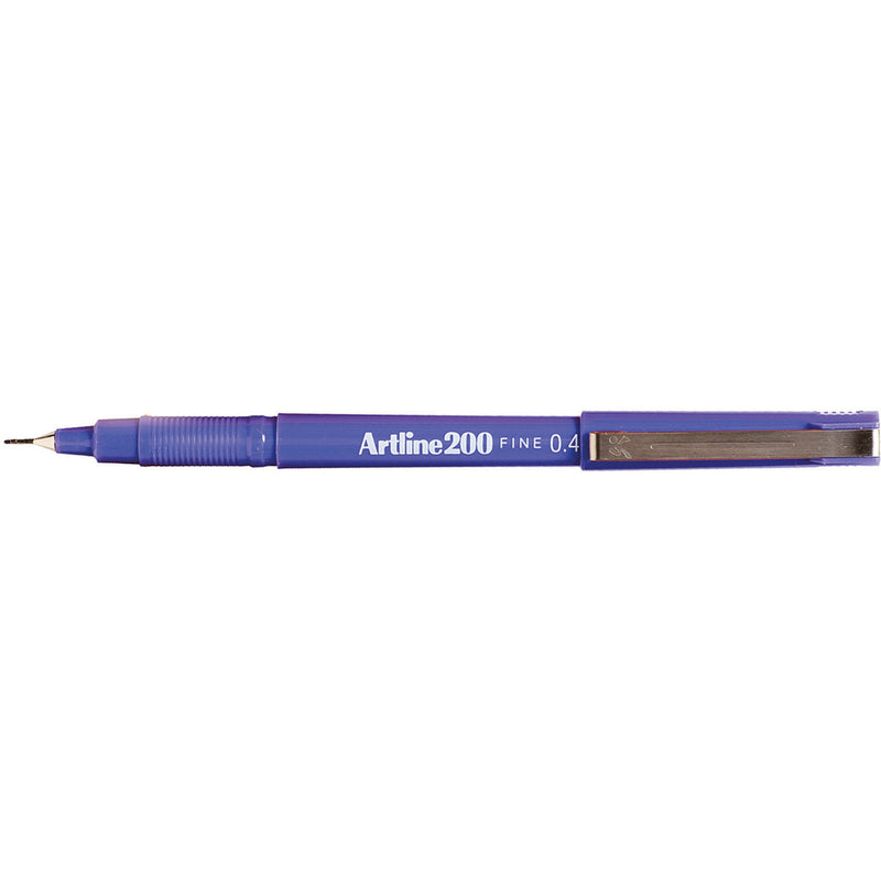 Artline 200 Art Fineliner Pen 0.4mm Box Of 12