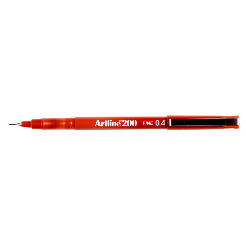 Artline 200 Art Fineliner Pen 0.4mm Box Of 12