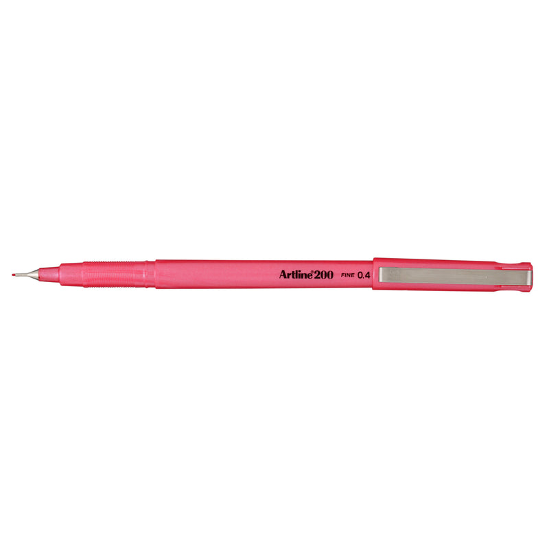 Artline 200 Bright Art Fineliner Pen 0.4mm Box Of 12