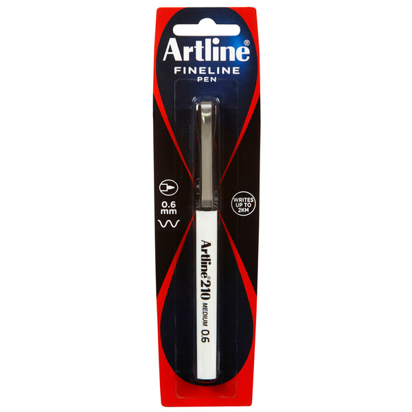 Artline 210 Art Fineliner Pen 0.6mm Black