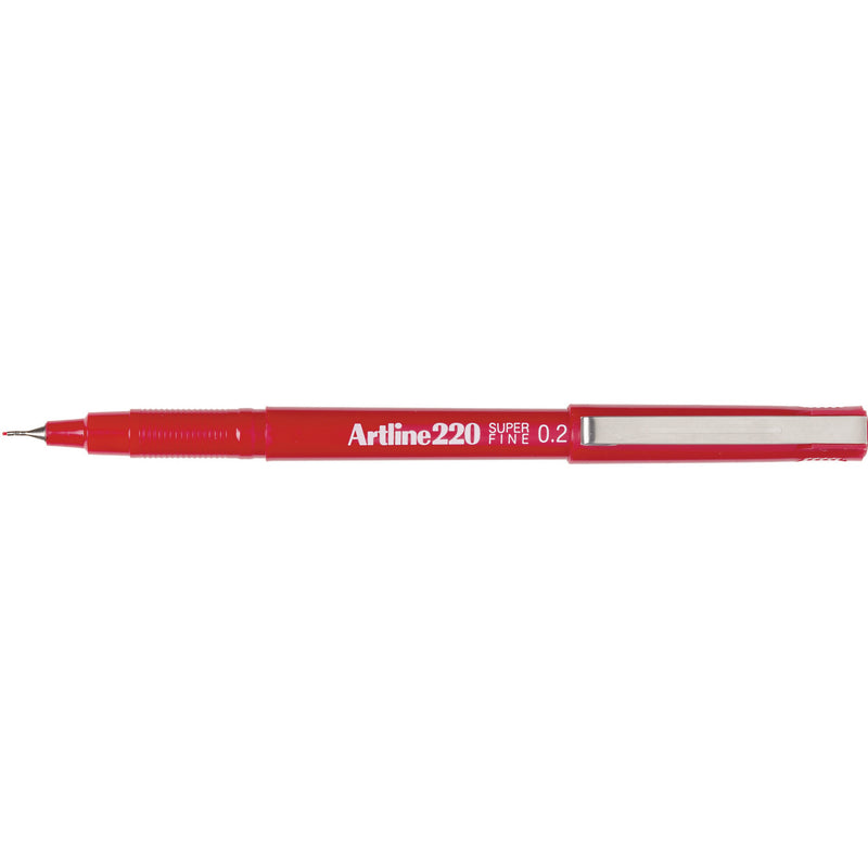 Artline 220 Art Fineliner Pen 0.2mm Box Of 12