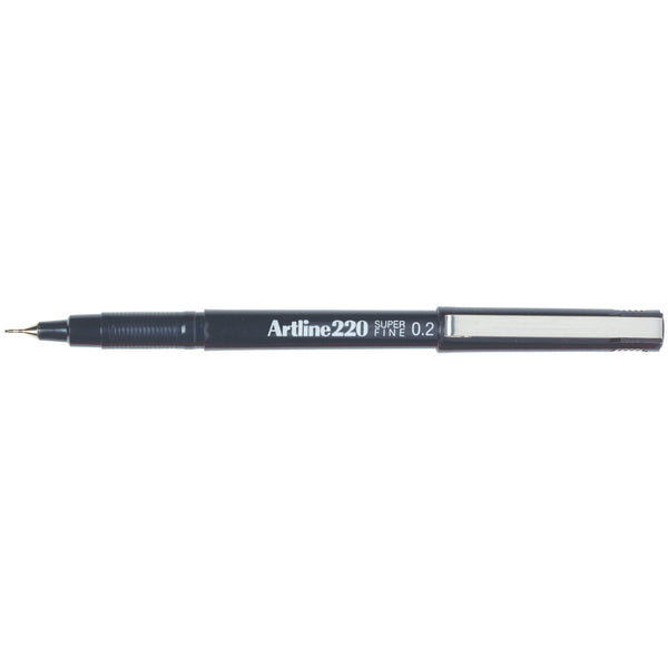 Artline 220 Art Fineliner Pen 0.2mm#Colour_BLACK