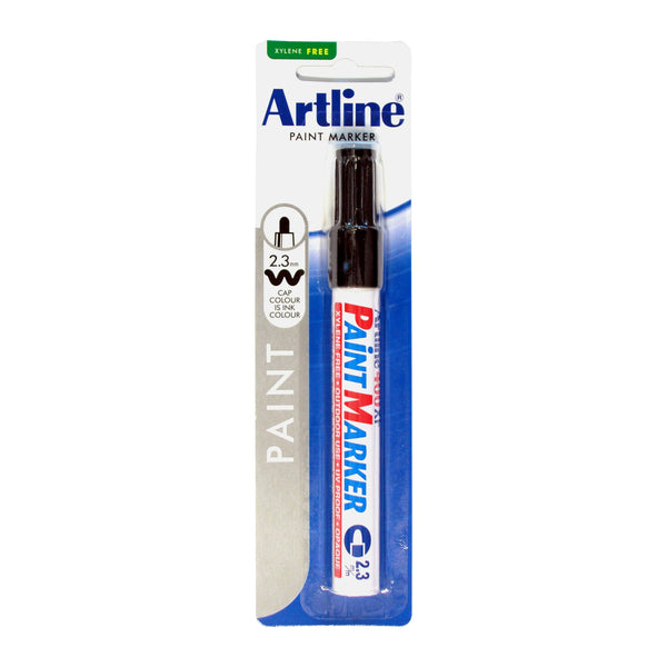 Artline 400 Permanent Paint Marker 2.3mm Bullet#Colour_BLACK
