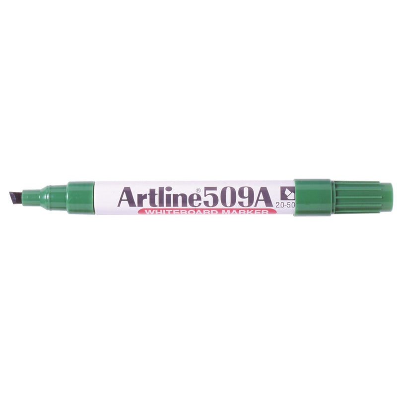 artline 509a whiteboard marker 5mm chisel nib box of 12