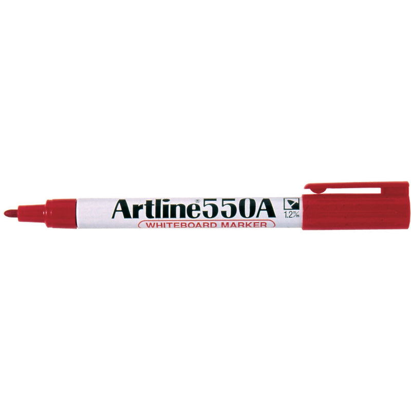 artline 550a whiteboard marker 1.2mm bullet nib box of 12