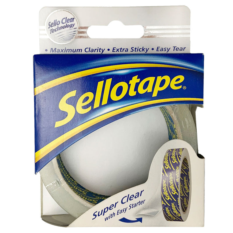 Sellotape Super Clear Boxed