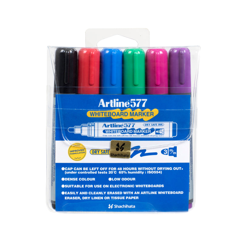 artline 577 whiteboard marker assorted