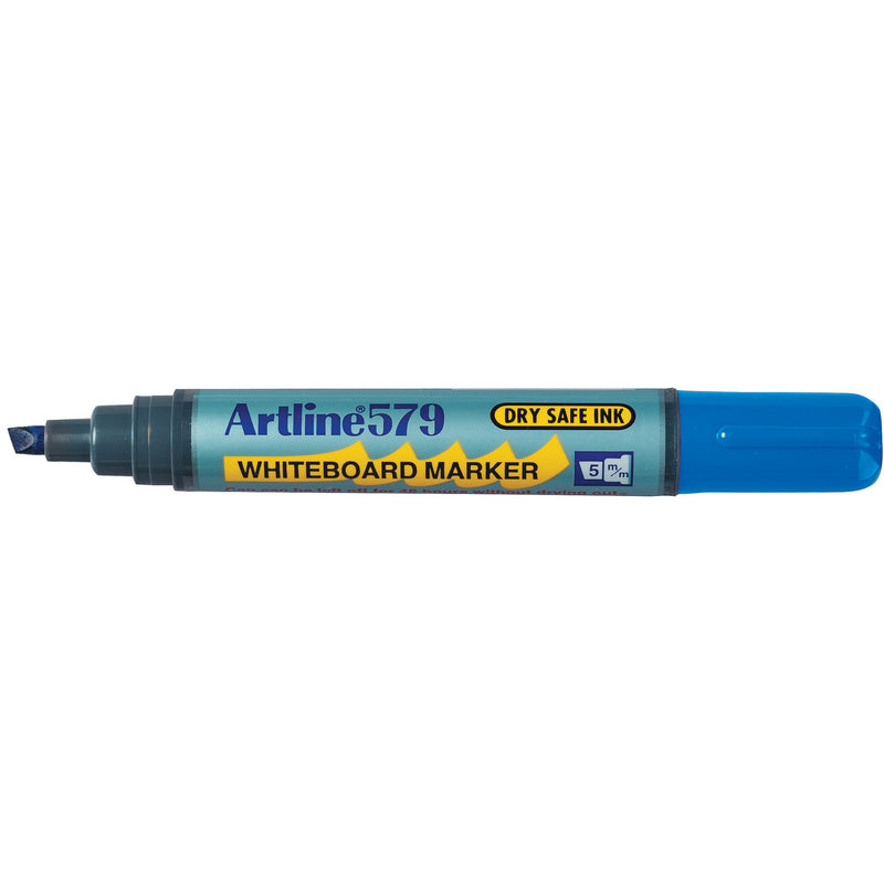 artline 579 whiteboard marker 5mm chisel nib box of 12